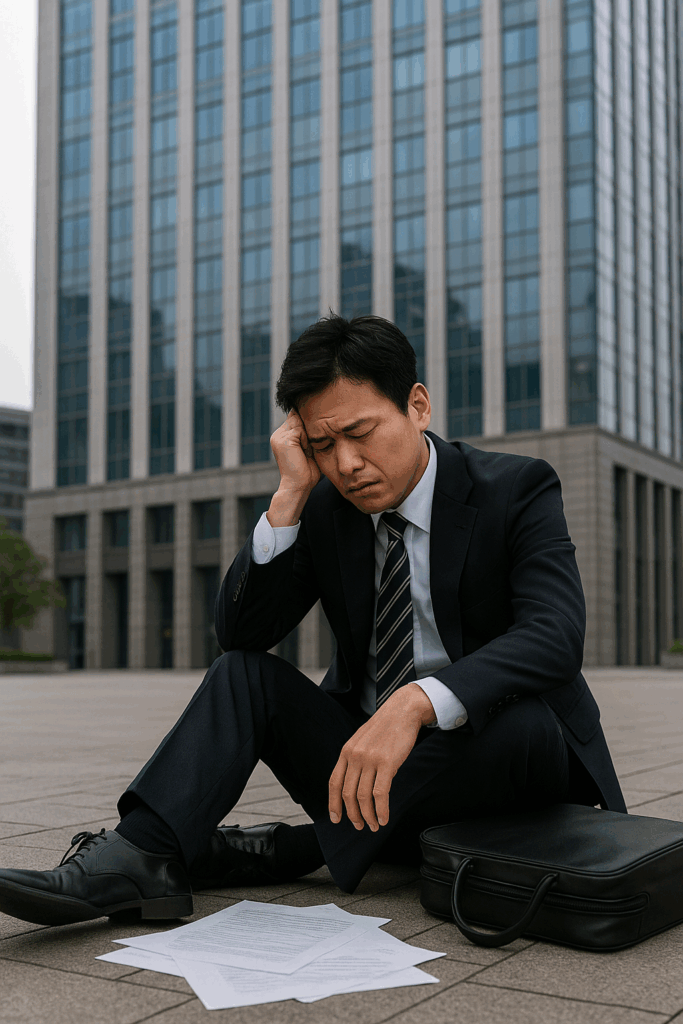 会社の会議で発言できない新入社員